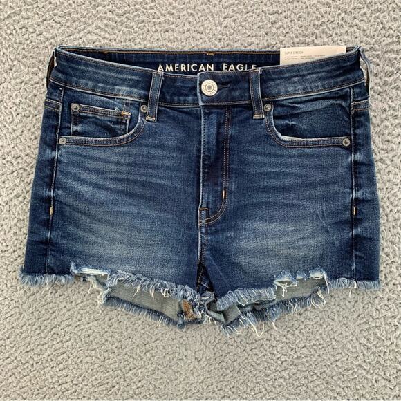American Eagle Outfitters Pants - American Eagle Super Stretch Hi-Rise Shortie Women's Shorts  NWT  -   Size:  6